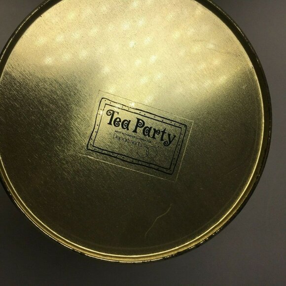 Vintage Department 56 Tea Party Nesting Set Cylinder Tins Polka Dot Cake Design - Picture 6 of 6